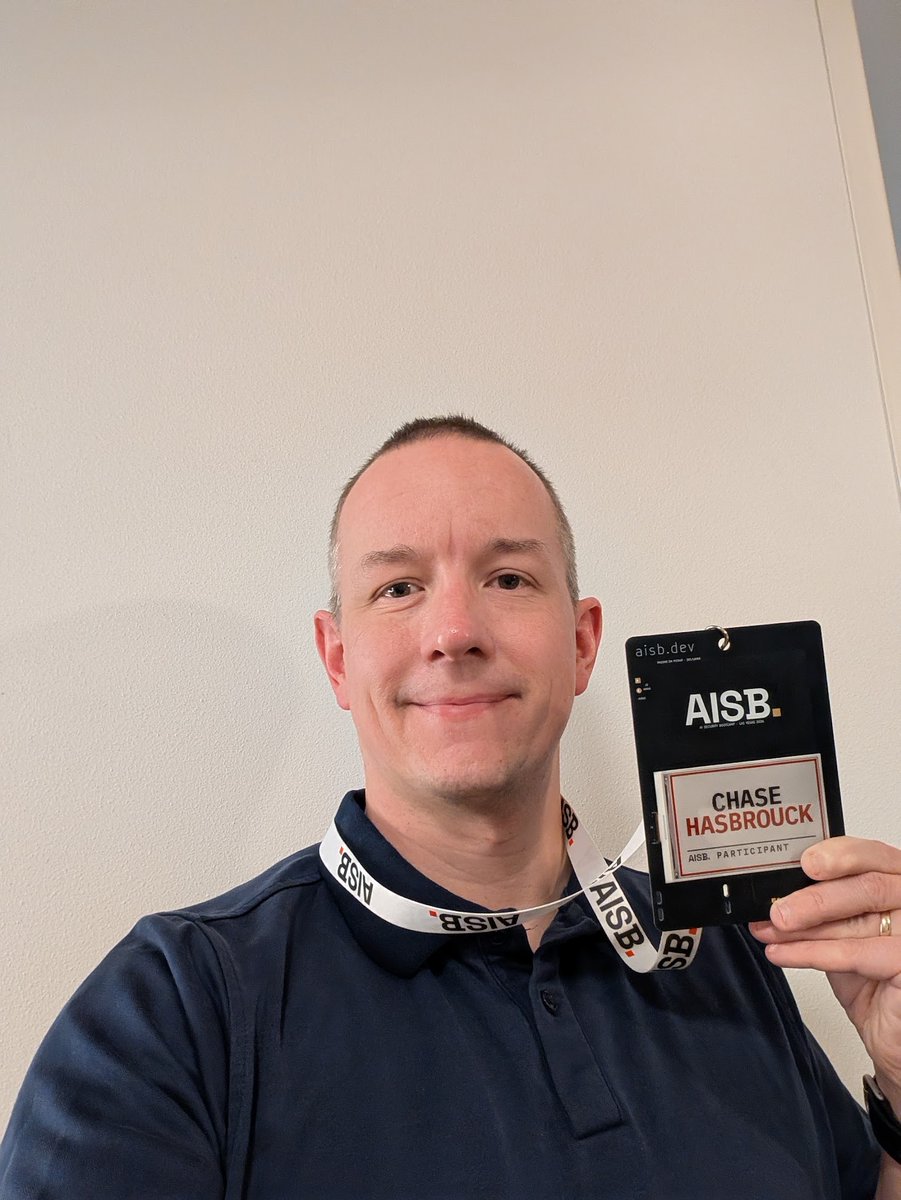 My nifty badge from the AI Security Bootcamp